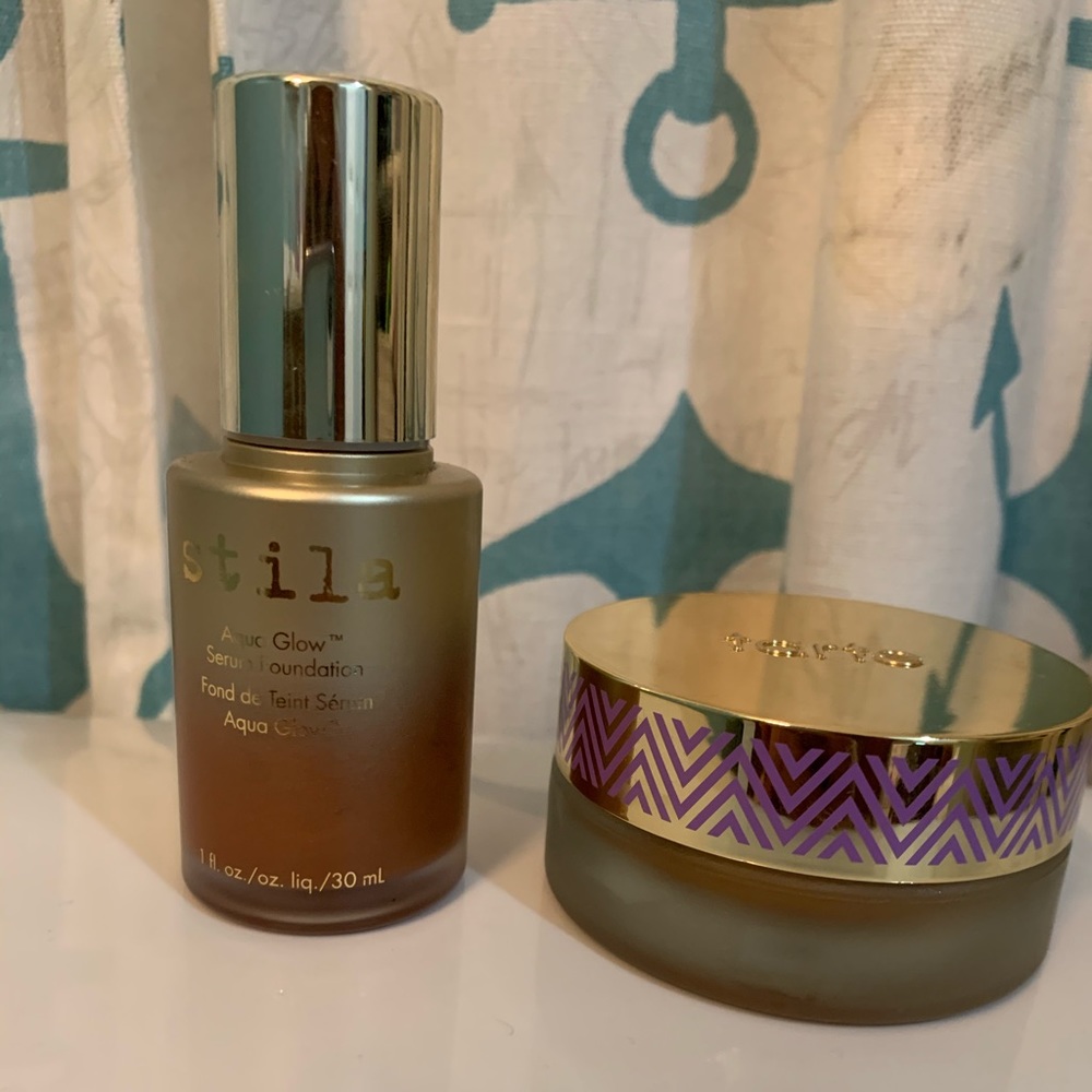 Stila Foundation and tarte foundation